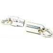 Magnetic Tube Clasp Sterling Silver Necklace Chain Part