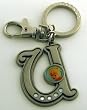 Tinker Bell Letter U Pewter Key Chain