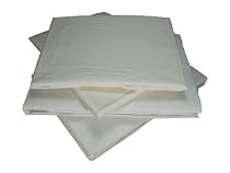 Percale fitted sheet for a 4 ft bed Cream