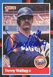 Denny Walling, Houston Astros Autographed Card