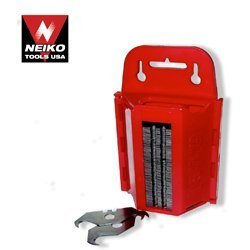 Pro-Grade Hook-Style Utility Blades and Dispenser - 100 Blades