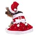 Santa Paws Red Velvet Holiday Dog Dress Size XS