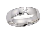0.08 cts 6mm Comfort Fit Diamond Wedding Band - 14kt White or Yellow Gold