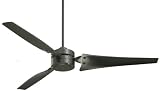 31 jpIfE5KL. SL160  Emerson Fans CF765BS 60 Loft Contemporary Energy Star Outdoor Steel Ceiling Fan w/ Wall Ctrl