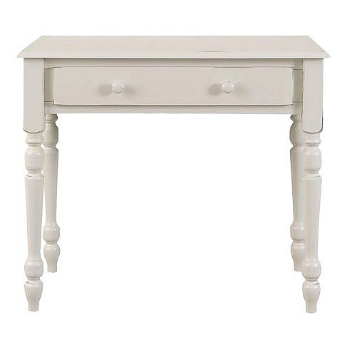 Carolina Cottage Antique Ivory Finish Computer Desk