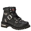 Milwaukee Motorcycle Clothing Company Road Captain Size 8.5B Black Leather Women's Boots