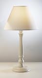 Traditional Cream Table Lamp Pair - HL013478
