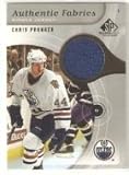 2005-06 SP Game Used Authentic Fabrics #AFCP Chris Pronger - Edmonton Oilers (Piece of Authentic Jersey ) (Hockey Cards)