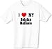 I Love/Heart Belgian Malinois Adult T-Shirt Various Colors