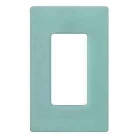 Click here to buy Lutron SC-1-SG Claro Single-gang Wallplate Sea Glass by Lutron.