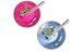 Clown Ultrascope Stethoscope - Hot Pink Background w/ Adult Head & Teal Tubing - Model 73HP