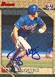 Ryan McGurie, Montreal Expos, 1996 Bowman Autographed Card