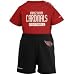 Reebok Arizona Cardinals Toddler Red-Black Crew Creeper & Shorts Set