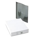 AVERY-DENNISON / Clear front report covers, 1/2 capacity, black / AVE47796 / Sold as 1 Box / Mfr Part # 47796 \*/ Clear front report covers, 1/2 capacity, black