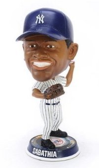 Forever Collectibles New York Yankees Cc Sabathia Big Head Bobble