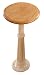 Sass Roman Painted Pedestal Bar Stool with Swivel Oak Seat