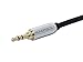 Monoprice Audio Cable - 6 Feet - Black | 3.5mm Stereo Male to RCA Stereo Male Gold Plated Cable for Mobile