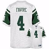 Brett Favre New York Jets #4 Authentic Reebok NFL Football Jersey (White)