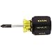 Klein 603-1 No.2 Profilated Phillips Tip Screwdriver, Yellow and Black