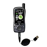 Retractable USB Cable for the SkyGolf SkyCaddie SG5 with Power Hot Sync and Charge capabilities - Gomadic Brand w/ TipExchange Technology