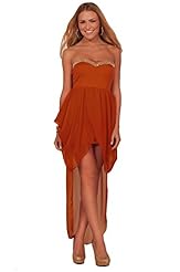 Sexy Sophisticated Sweetheart Metallic Sleeveless Cocktail High-Low-Hem Sheer Cutout Striped Print Geometric Print Homecoming Dress/Bridesmaid Dress/Prom Dress/Party Dress 