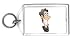 Keychain with happy, pal, hound, pooch, dog, mutt