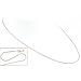 14k White Gold Square Snake Chain Necklace Jewelry 18