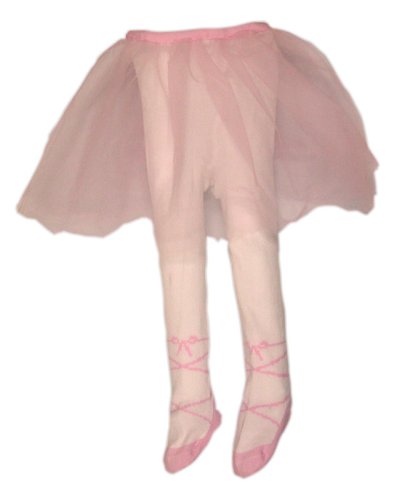 goldbug Tutu Tights チュチュ付きバレエシューズ柄プリントタイツ 2-4歳 綿・ナイロン・ポリウレタン 01483
