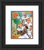 Framed 2005 Big 3 Cleveland Browns Photograph
