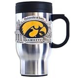 Iowa Hawkeyes College Travel Mug