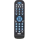 RCA RCR3273R Universal Remote Control. UNIVERSAL REMOTE CONTROL 3 DEVICE AV-RMT. Digital Video Player/Recorder, DVD Player, TV, Cable Box, Convertor Box, Satellite Box, VCR