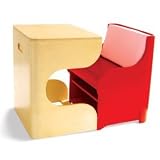 Klick Desk and Chair by P'kolino - Red