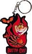 Cheshire Cat 'Batty Cat' Rubber Keychain Disney