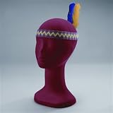 elastisches Stirnband Indianer Band Karneval Fasching