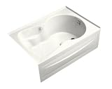 Tub with apron by Kohler - K-1197-RA in Biscuit