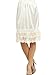 Melody Women's Extra Long Ivory Extender Slip Black Mocha Ivory