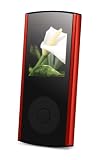 curtis SMPK4167 Sylvania 4 GB Video MP3 Player with Full Color Screen (Red)