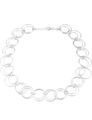 Sterling Silver Circle Chain Necklace Or Bracelet by US Gems
