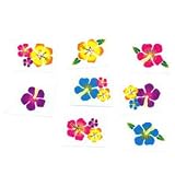 Hibiscus Glitter Tattoos