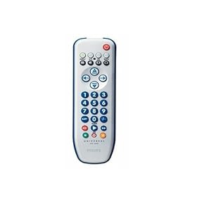 Philips - SRP3004/10 - T�l�commande universelle 4 en 1 - TV / VCR / DVD / SAT - 10 m - Blanc