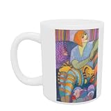 Hold That Tiger (oil on canvas) by Jeanette Lassen - Mug - Standard Size