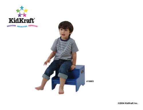Childrens Toyshop  Toys : Step Stool - Sky Blue Step N Store by KidKraft
