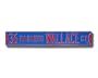 DETROIT PISTONS "36 RASHEED WALLACE CT" Authentic METAL STREET SIGN (6" X 36")