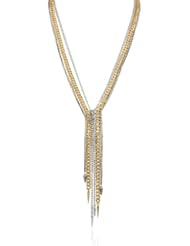 BCBGeneration Multi-Chain Spike Strand Necklace, 28"
