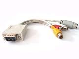 7 Inch VGA Adapter to TV S-Video RCA Out Cable