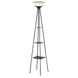 &Atilde;&copy;tag&Atilde;&uml;re Torchiere with Frosted Glass Shade
