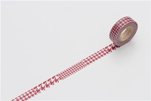 Imagen 3 de Cinta adhesiva Washi diseño pata de gallo, de mt