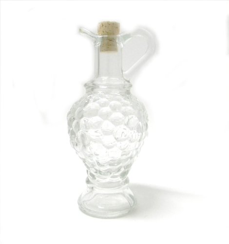 Pepper Mill Imports Greek Amphora Bottle with Cork, 7-Ounce