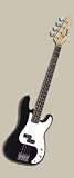 Austin P - style Electric Bass Guitar Black - B00297JA4Y