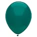 100 Party Balloons - 11" Round Latex, Deep Turquoise